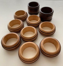 Wooden napkin rings for sale  Star