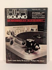 Sound magazine september for sale  KIDDERMINSTER