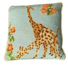 Vtg needlepoint giraffe for sale  Fort Lauderdale