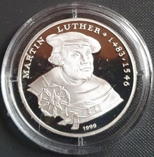 Silbermünze martin luther gebraucht kaufen  Weinstadt