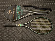 Raquete de tênis 1980 Dunlop Max200G grafite aderência 4.3/8 e capa feita na Inglaterra comprar usado  Enviando para Brazil