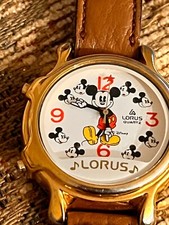Vintage Lorus Mickey Mouse Musical Melodia Relógio Toca Música comprar usado  Enviando para Brazil