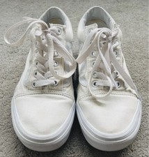 Vans white old for sale  ROYSTON
