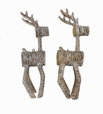 Wooden deer christmas for sale  Glen Arm