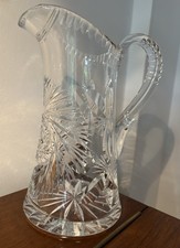 Cut crystal vase for sale  BELFAST