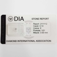 0.10 vs1 diamante usato  Roma