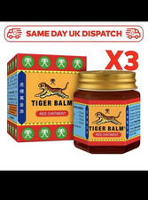 Pomada vermelha Tiger Balm × 3 banheiras! Alívio de dores musculares ENTREGA GRATUITA! comprar usado  Enviando para Brazil