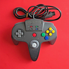 Controle Nintendo 64 HUDSON PRETO Oficial OEM N64 GENUÍNO Especial comprar usado  Enviando para Brazil