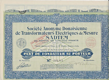 Douaisienne of electrical d'occasion  Expédié en Belgium