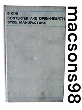 Converter and Open-Hearth Steel Manufacture by G.Olks Mir Publishers Moscow 1977 segunda mano  Embacar hacia Mexico