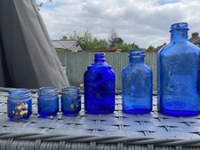 Old blue bottles for sale  BARNSLEY