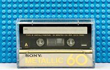 FITA CASSETE SONY METALLIC 60 1982 TIPO IV EM BRANCO (1) (USADA) comprar usado  Enviando para Brazil
