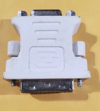 Adaptador conversor monitor de vídeo DVI-I macho link duplo 24 + 5 a 15 pinos VGA fêmea comprar usado  Enviando para Brazil