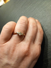 Elegante ring 585 gebraucht kaufen  Irrel