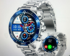 Smartwatch masculino SOUYIE responder/fazer chamadas para Android iPhone, tela HD de 1,43" comprar usado  Enviando para Brazil