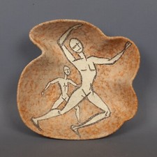 Piatto maiolica felci usato  Inverigo