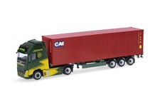 Herpa LKW Volvo FH4 Glob/Aerop. Elect. Cont-SZ Ancotrans CAI 319256 comprar usado  Enviando para Brazil