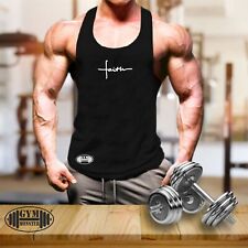 Colete Fé Roupas De Ginástica Musculação Exercício De Treinamento De Boxe Treino Regata comprar usado  Enviando para Brazil