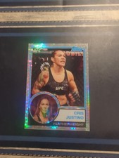 💥2018 Chrome UFC #UFC83-CJ-Cris Justino 1983 Topps Design refrator de pulsar/50 comprar usado  Enviando para Brazil