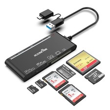 USB C USB3.0 lector de tarjetas múltiples SD/TF/CF/Micro SD/XD/MS concentrador adaptador de tarjetas de memoria segunda mano  Embacar hacia Mexico