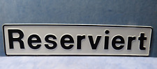 24275 blechschild reserviert gebraucht kaufen  Hamburg