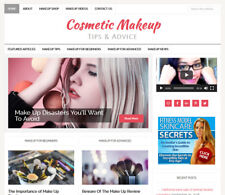  *DICAS DE MAQUIAGEM COSMÉTICA * site turnkey negócio para venda com CONTEÚDO AUTOMÁTICO comprar usado  Enviando para Brazil