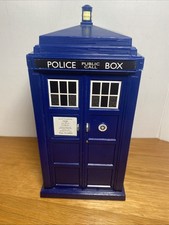 Usado, Recipiente caixa de chamada pública polícia Doctor Who Tardis com tampa cabine telefônica de plástico comprar usado  Enviando para Brazil