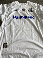Camiseta Umbro Santos 2005 Home Grande L Número 7 Brasil Vintage Futebol comprar usado  Enviando para Brazil