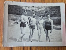 Antique photograph beach d'occasion  Expédié en Belgium