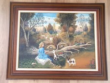 Grand tableau naïf d'occasion  Le Poiré-sur-Vie