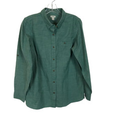 Camisa feminina nova sem etiquetas XS média grande XL 2X 3X LL feijão cambraia elástica botão para cima NOVA comprar usado  Enviando para Brazil