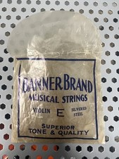Antiguidades marca Banner cordas musicais violino e aço prateado comprar usado  Enviando para Brazil