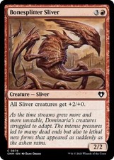 Mtg bonesplitter sliver usato  Bari