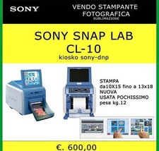 Stampante fotografica sony usato  Montegrotto Terme