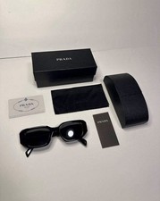 Usado, Óculos de Sol Prada PR17WS 49 mm - Armação Preta e Lente - Frete Grátis comprar usado  Enviando para Brazil