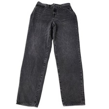 Jeans Madewell 28 alto preto folgado afunilado Mackinnon lavagem cintura alta NG047 NOVO SEM ETIQUETAS comprar usado  Enviando para Brazil