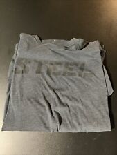 Camiseta grande Steel Supplements gris manga corta cuello redondo para hombre segunda mano  Embacar hacia Mexico