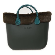 O Bag, torebka, damska, szara/brązowa, 45, 15, 33 cm #BOq na sprzedaż  PL