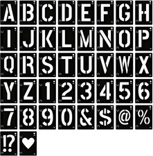 Stencil con lettere usato Stencil con lettere usato  Roma
