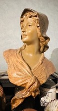 Buste femme plâtre d'occasion  Saint-Gence