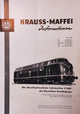 Prospekt diesellok v200 gebraucht kaufen  Bonn
