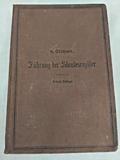Führung standesregister 1890 gebraucht kaufen  Deutschland