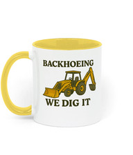 Digger ceramic mug for sale  BROUGH