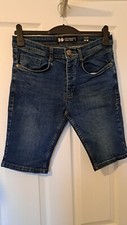 Crosshatch denim shorts for sale  MABLETHORPE