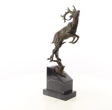 Bronzeskulptur springender hir gebraucht kaufen  Münster