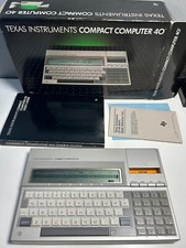 Computador compacto Texas Instruments 40 TI CC40 6K funciona testado completo na caixa raro comprar usado  Enviando para Brazil
