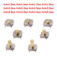 Microinterruptor 4x4 SMD botão micro botão 1.5/1.6/1.7 - 5mm SPST à prova d'água comprar usado  Enviando para Brazil