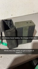 Tracer 12v 22ah for sale Tracer 12v 22ah for sale  BARNSLEY