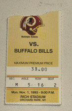 Washington redskins buffalob for sale  Minneapolis