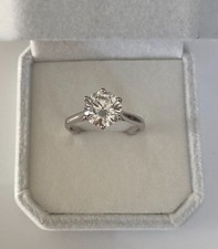 Anello solitario argento usato  Villanova d'Albenga